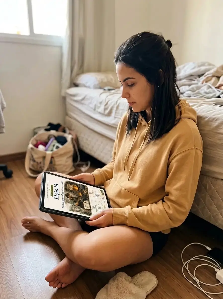 Leitura do Estoico Diário na rotina